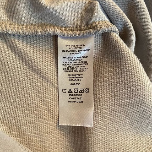 LOFT Gray Velvet Swing Dress - Picture 5 of 5